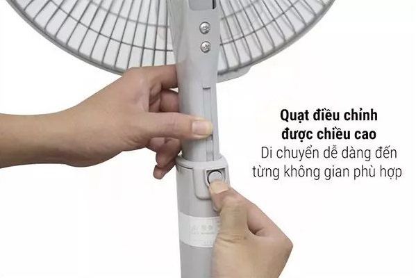QUẠT ĐỨNG PANASONIC F-307KH ( CÓ REMOTE - XANH & BẠC )