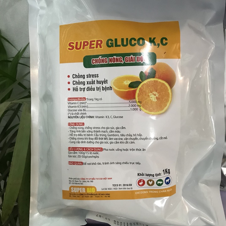 Điện giải Gluco KC gói 1kg