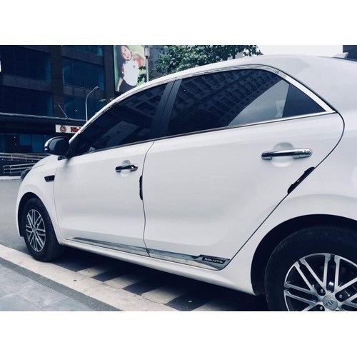 Nẹp sườn, nẹp chỉ cửa, nẹp hông xe kia soluto 2019-2020-2021-2022 hàng loại đẹp sáng bóng