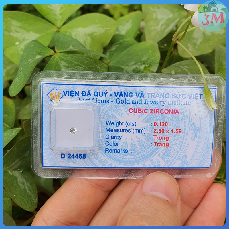 Kim Cương Nhân Tạo Vỉ Sáng Đẹp ( Đá Đính Răng )