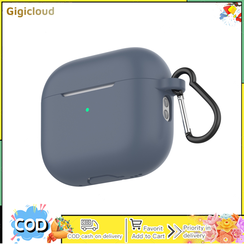 Silicone Cover Case Compatible For Airpods Pro 2 Bluetooth-compatible Headset (with Lanyard Carabiner)