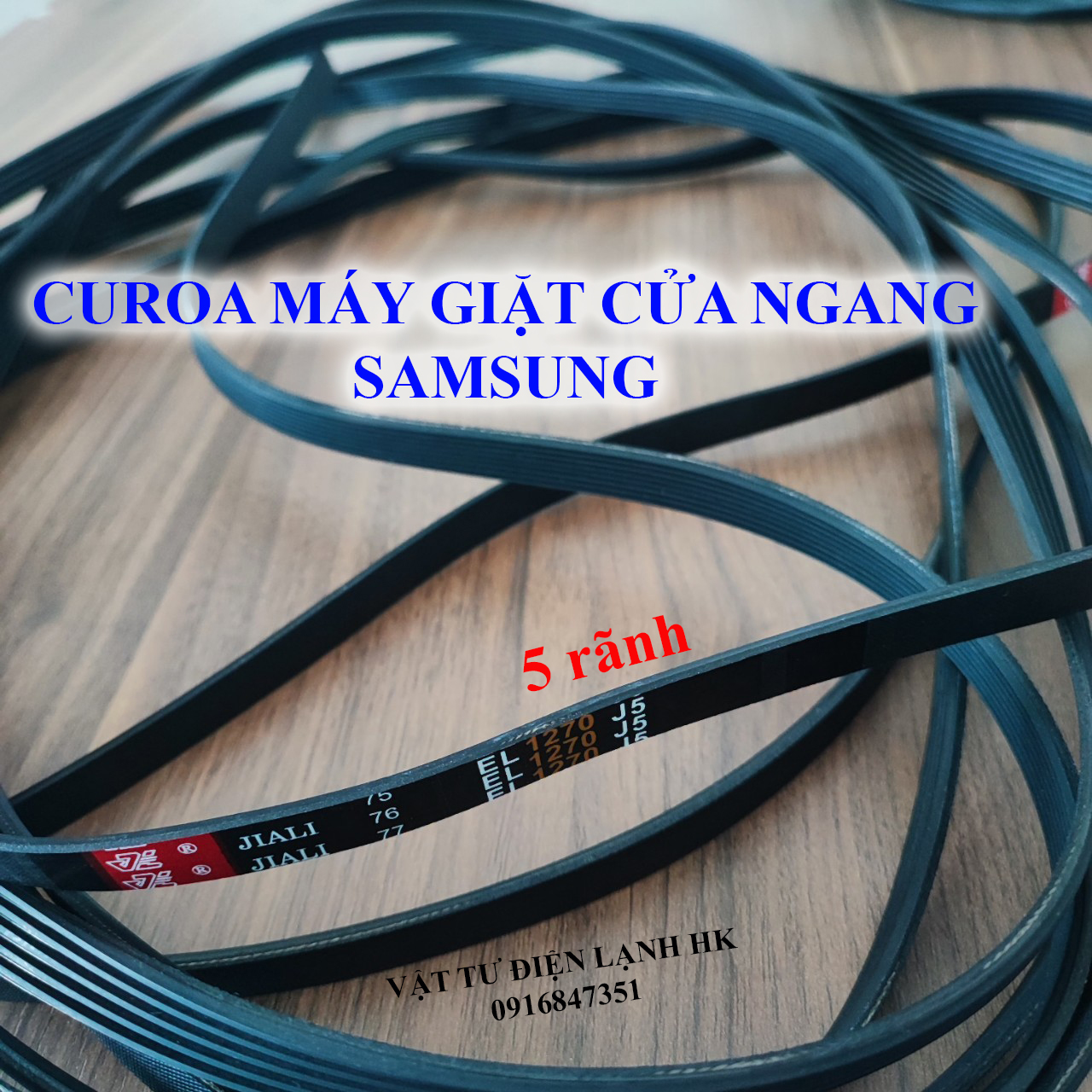 Dây curoa máy giặt samsung 1270 J5 hàng Bền