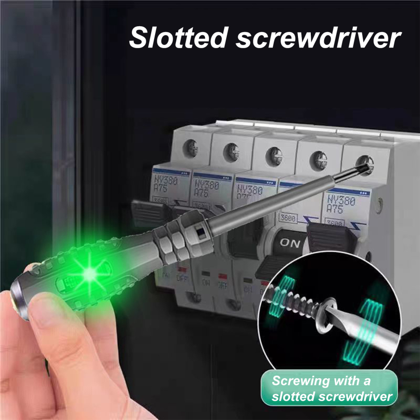 Intelligent Voltage Tester Pen Induction Power Detector Pen Electric Indicator Screwdriver Indicator Tools