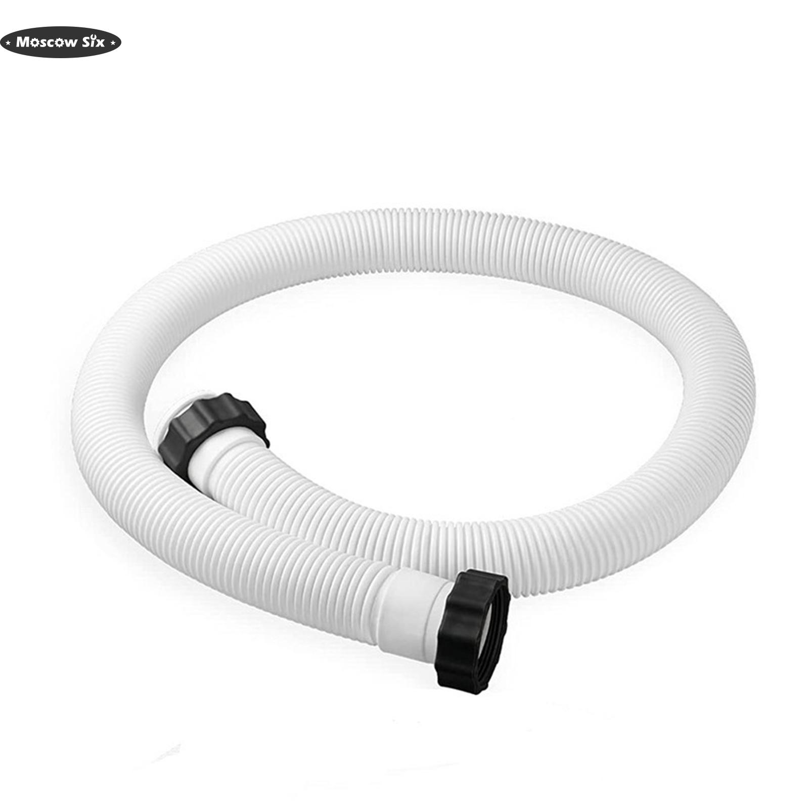 150cm Thread Connection Pump Hose with Type B Adapter Pool Sand Filters Hose Replacement Leakproof Easy To Install Accessories for INTEX
