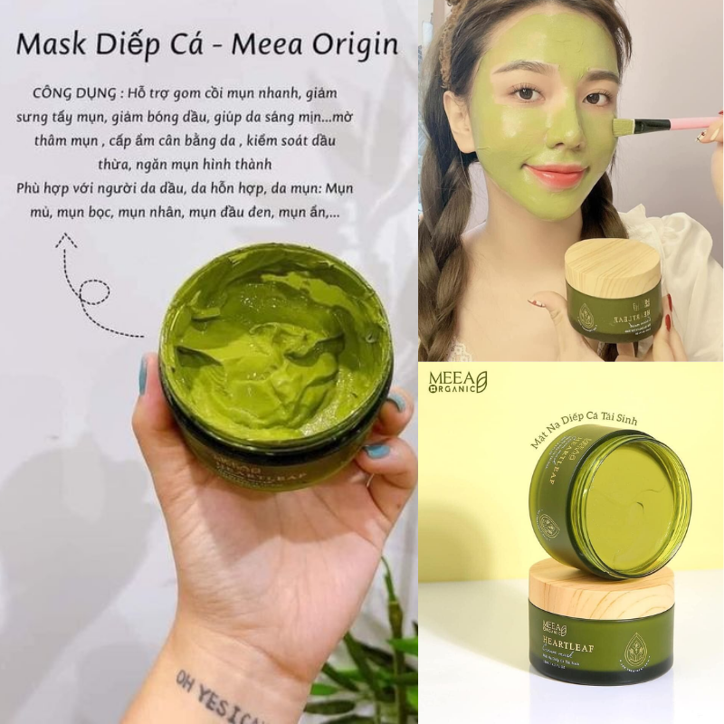 Mặt nạ Diếp Cá Tái Sinh MeeA 120g
