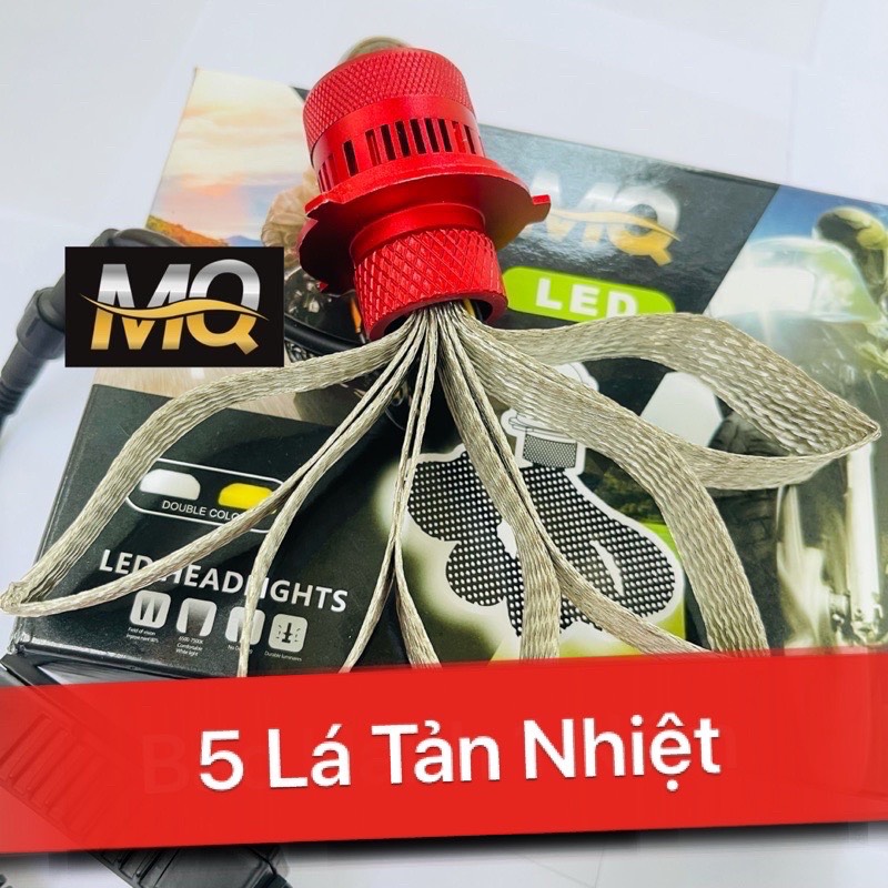 Đèn Pha Led RUBY Bi Cầu Mini 2 Mầu Đuôi Công Chuyên Ô Tô Xe Máy 2022 Chip Mini L2