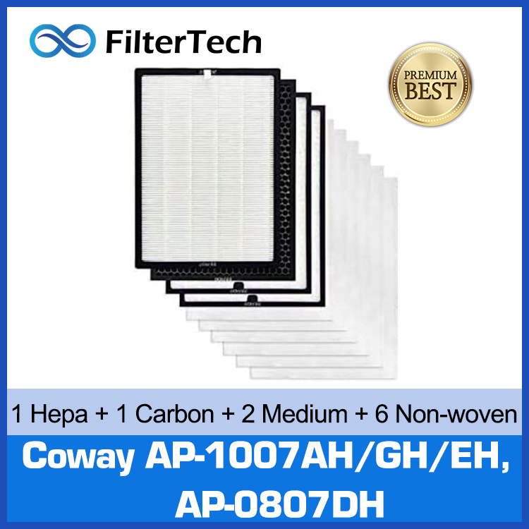 AP-0807DH Air Purifier Filter Replacement 1 Year Set Coway AP-1007AH/GH/EH