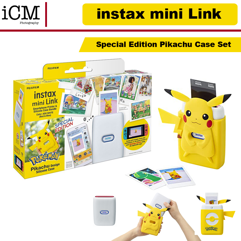 Fujifilm Instax Mini Link Printer Pokemon Pikachu case
