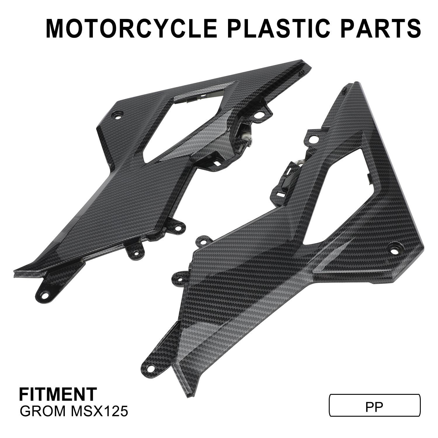 Jfg moto rear side cover for honda grom msx125 motorcycle accessories