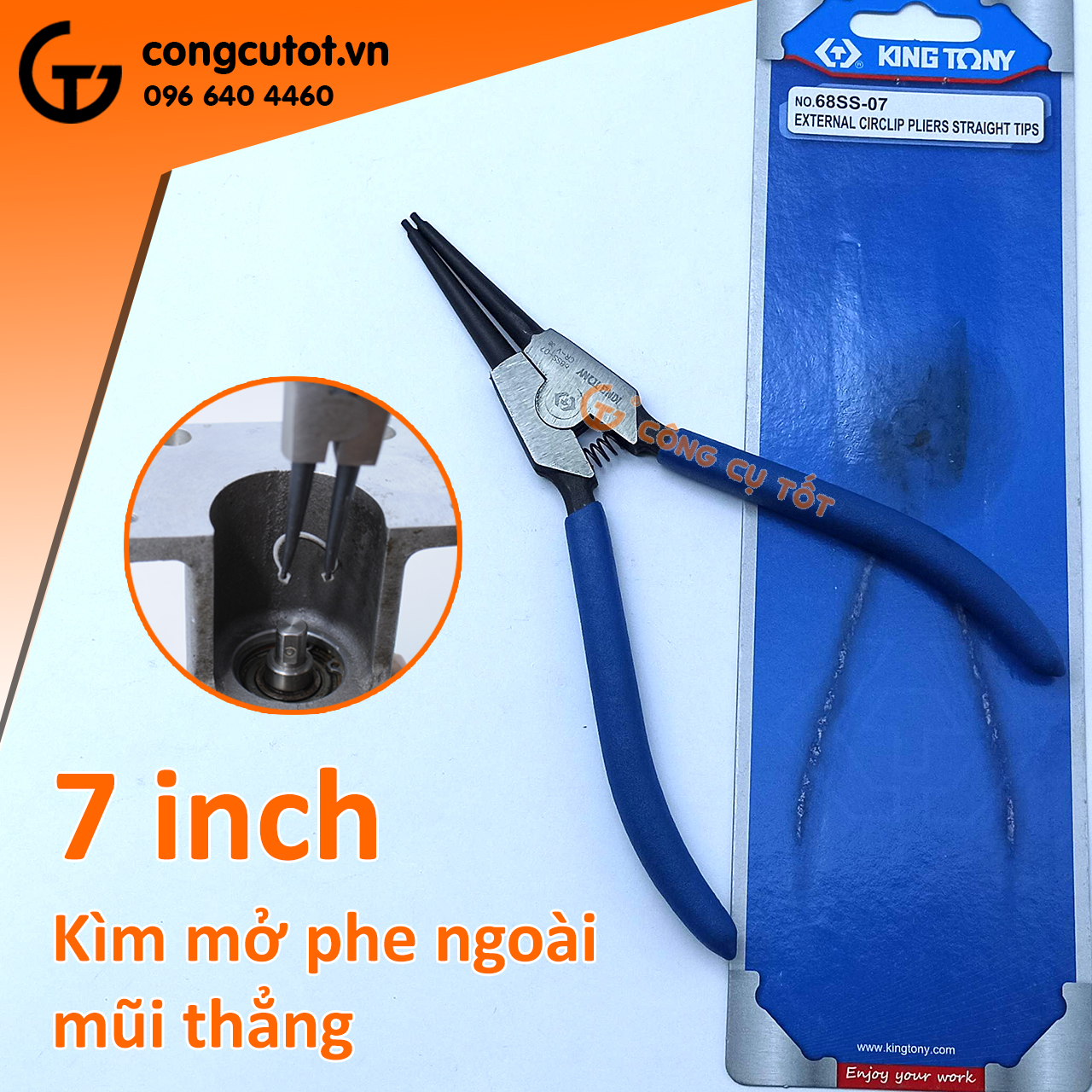 Kìm mở phe Kingtony size tùy chọn