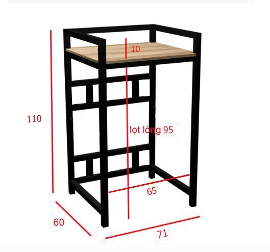KỆ MÁY GIẶT , MÁY SẤY - KMG08