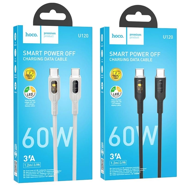 Cáp sạc nhanh có đèn hoco u120