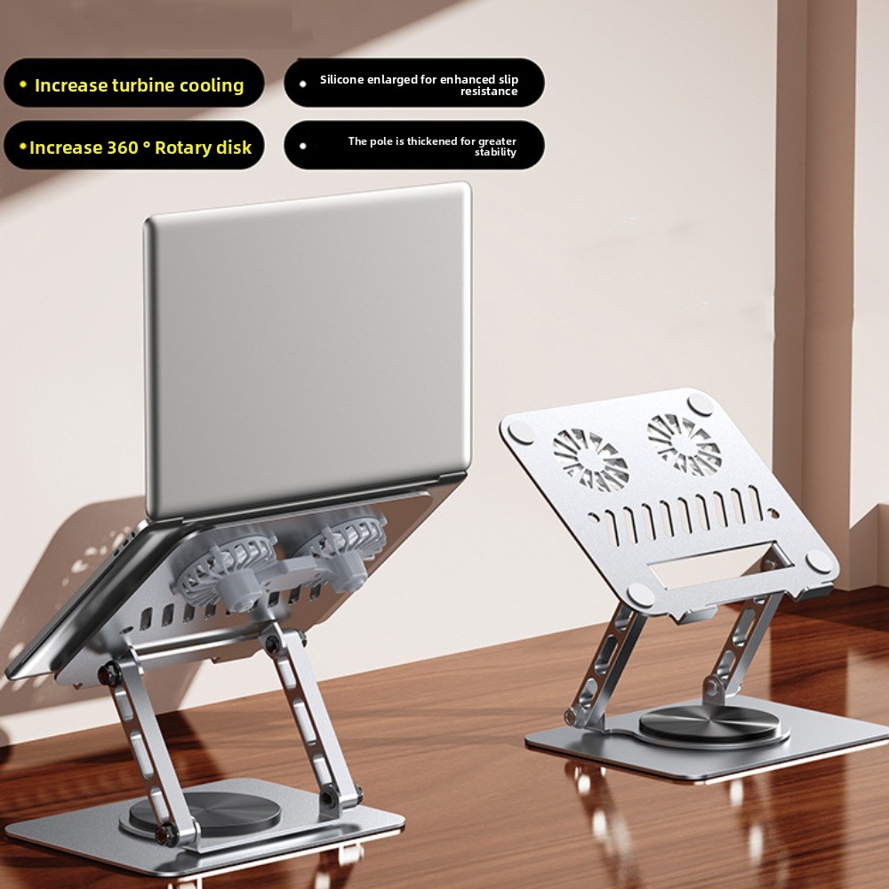 Rotatable Car Radiator Stand 360 ° Rotatable Cooling Fan Laptop Bracket Adjustable Heat Dissipation ...
