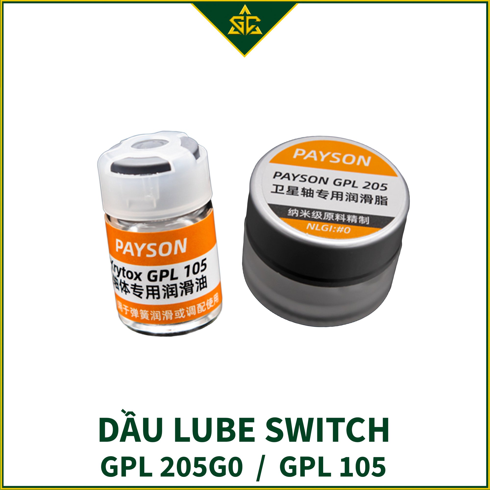 Mỡ Krytox GPL 205G0, GPL 105 NGUYÊN SEAL, hàng Payson- Dầu mỡ lube switch, lube stab bàn phím cơ
