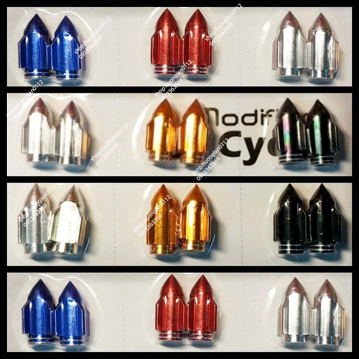 Ốc chân van xe máy hình tên lửa giá 1 đôi