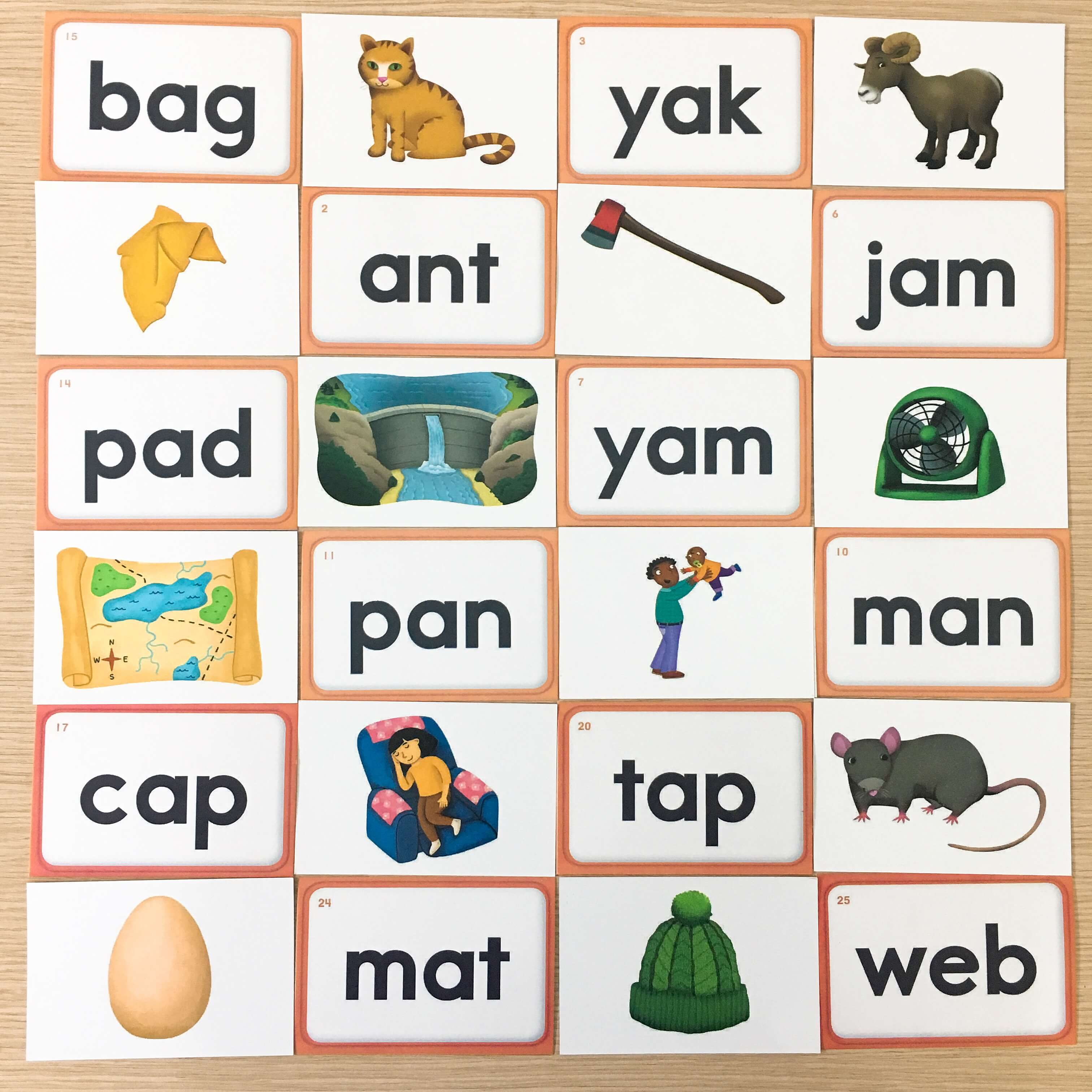 Thẻ Oxford Phonics World level 1,2