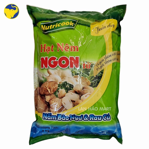 Hạt nêm chay nấm bào ngư và rau củ nutricook 5kg