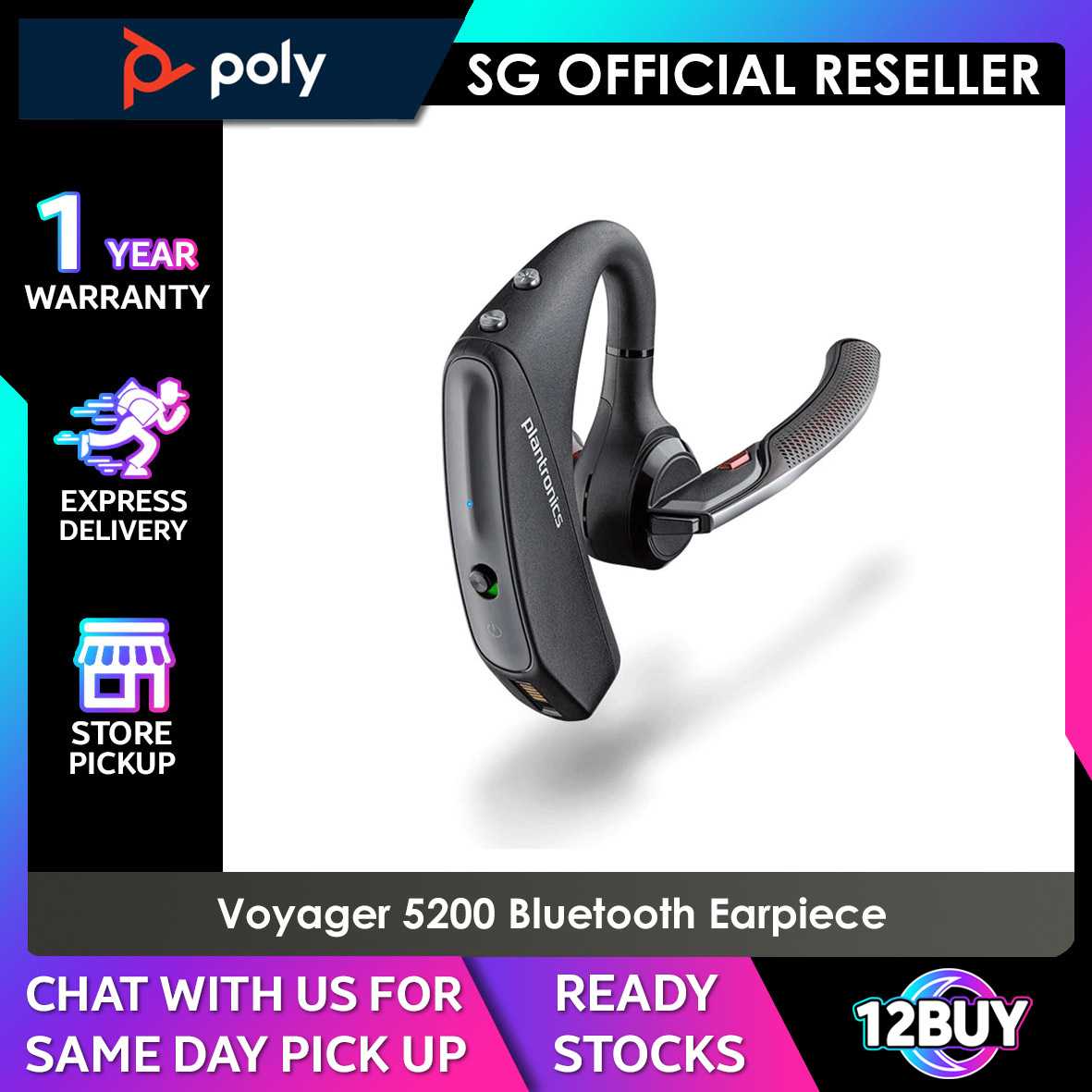 Plantronics Voyager 5200 Noise 