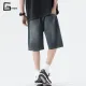 LIVE GREAT | Quần đùi nam-quần đùi đi làm chân ống đứng dáng rộng giản dị. 