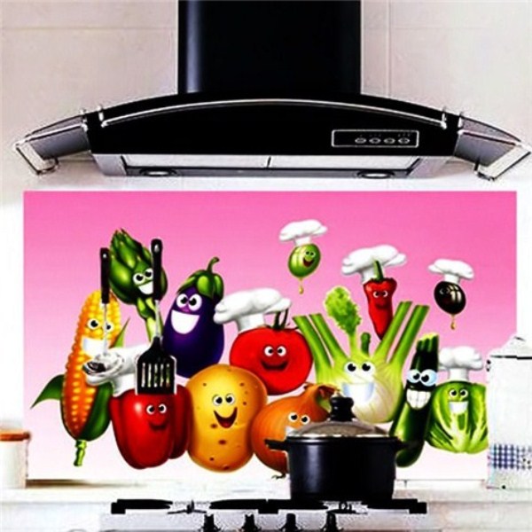[HCM]Bộ 2 Giấy dán bếp chịu nhiệt loại lớn 60x90cm