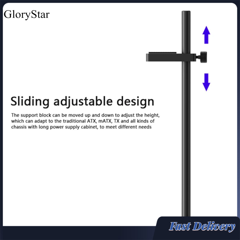 GloryStar VC-1 GPU Support Aluminum Graphics Card GPU Support Jack Adjustable Video Card Sag Holder Holster Bracket