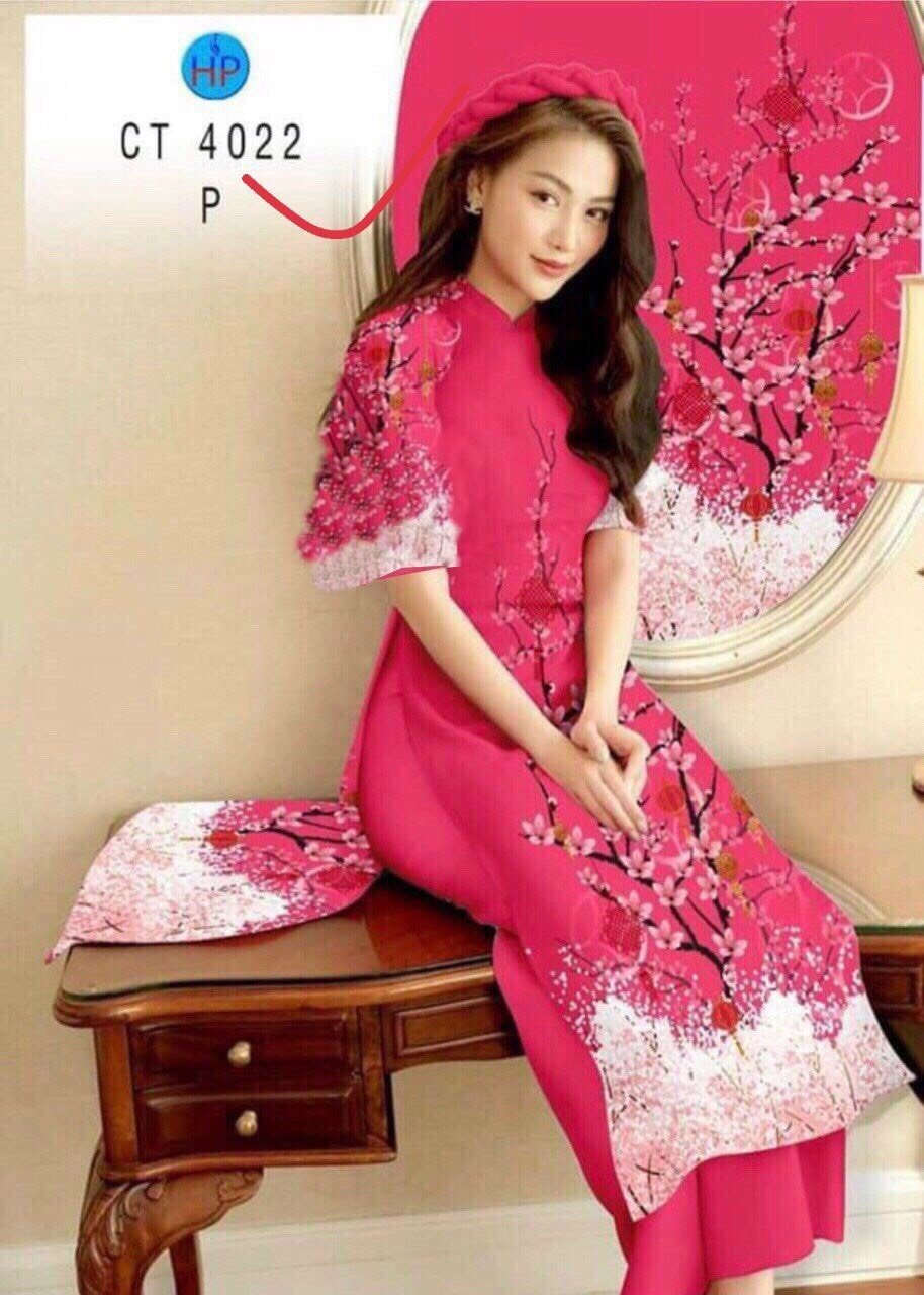 SÉTbộ áo dài lụa tết du xuân NGOCTRANSHOP - NT2119A