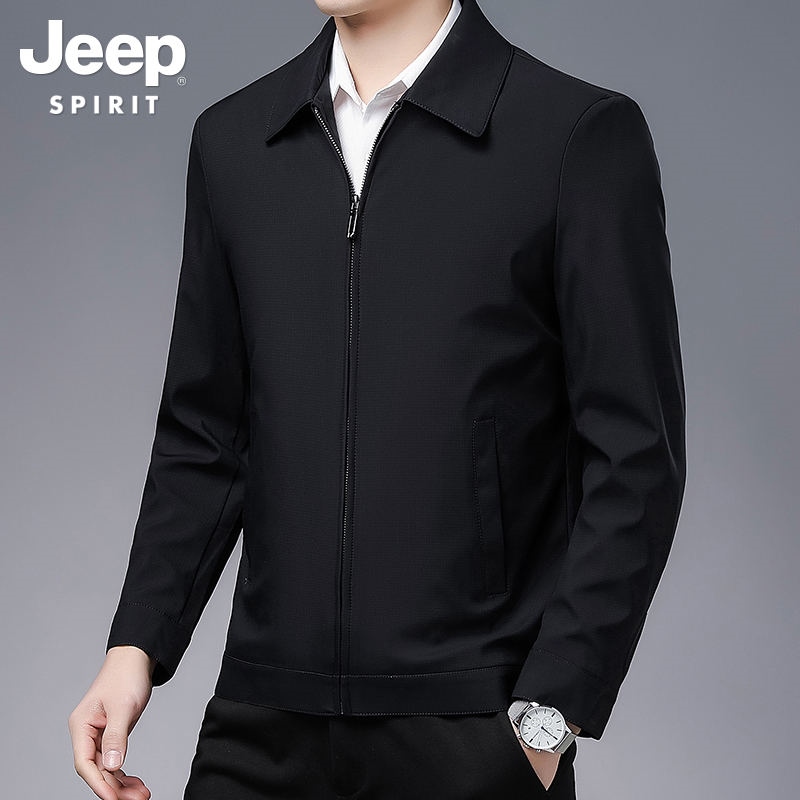 Executive jacket men's business casual cadre spring and autumn jacket middle-aged civil servant men's jacket outer wear