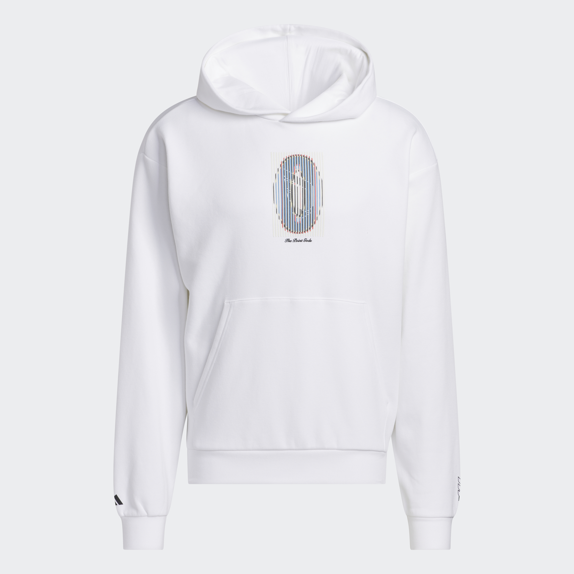 Adidas bóng rổ áo hoodie dame pg nam trắng ic0222