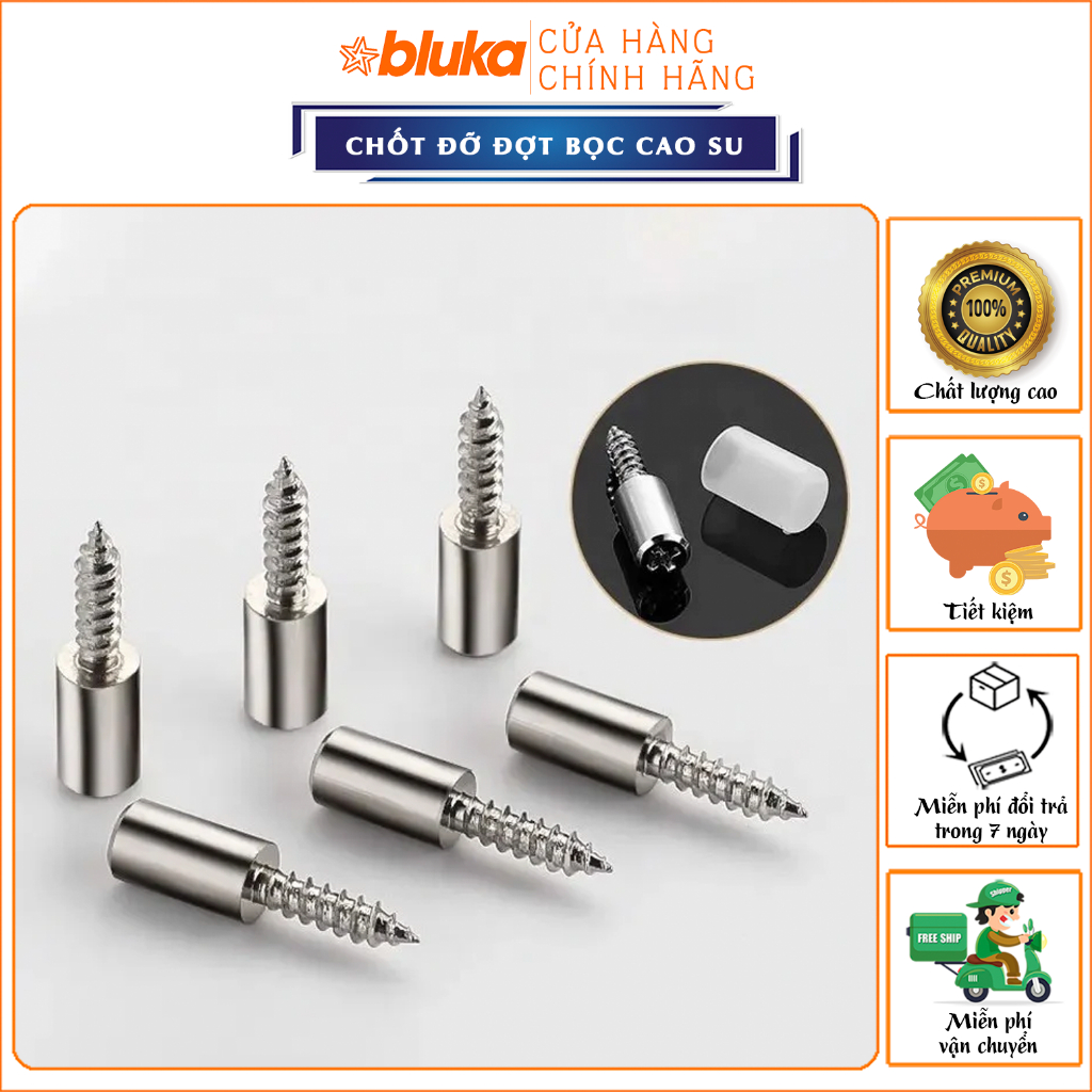 Chốt Đỡ Đợt Bọc Cao Su [GÓI 100 CÁI]