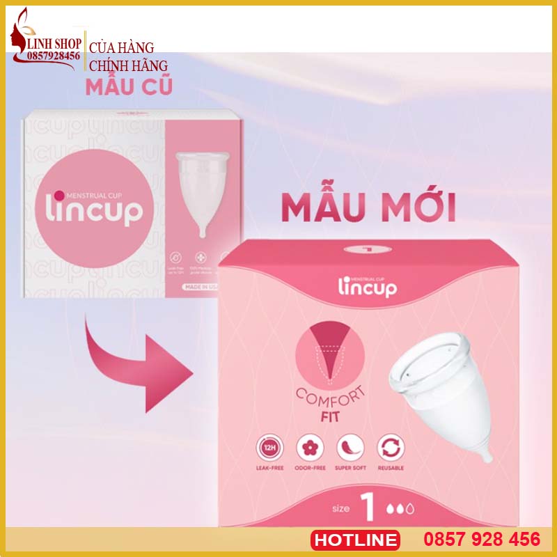 Cốc nguyệt san Lincup mẫu mới