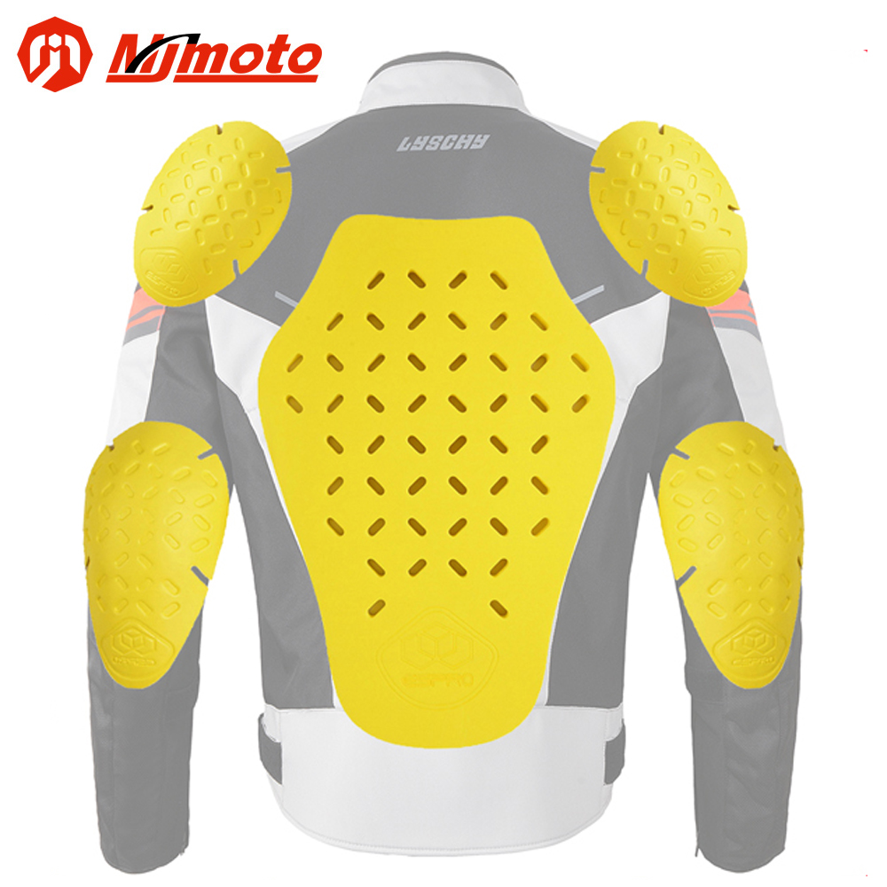 【Special Promotion】 5PCS/Set Motorcycle Jacket Protectors Motorcycle Elbow Pads Shoulder Pads Moto Riding Protective Inside Gear Back Pads