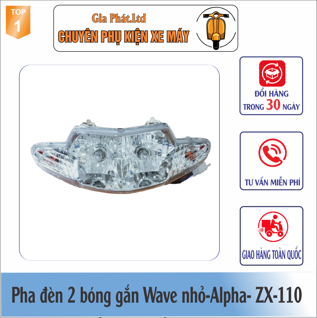 Combo ốp đầu trước màu ghi gắn xe wave thái, zx, wave 110 đời 1997-2006 đủ ốp đầu, gáy, pha đèn, xi nhan