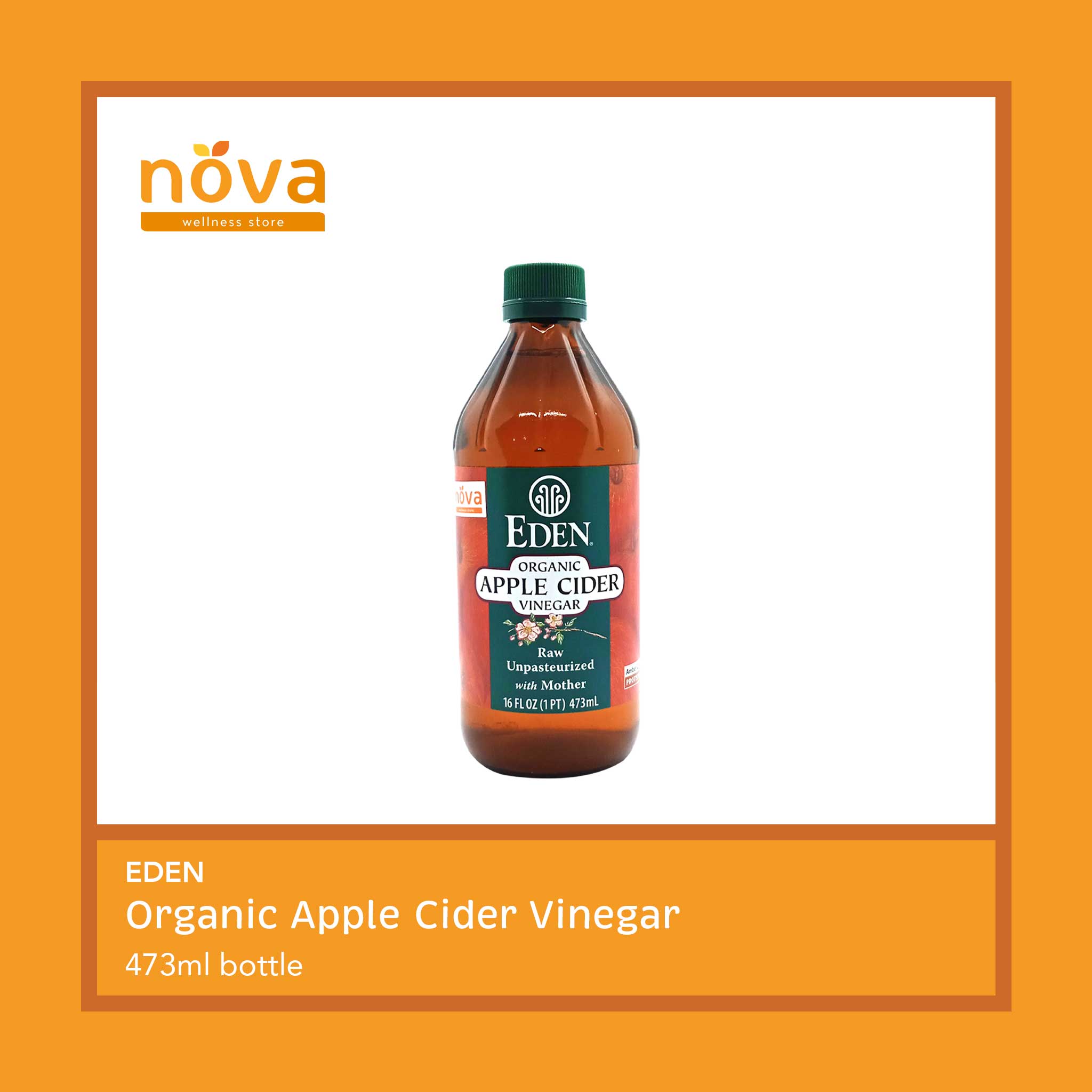 Eden Organic Apple Cider Vinegar 473ml (bottle) Lazada PH