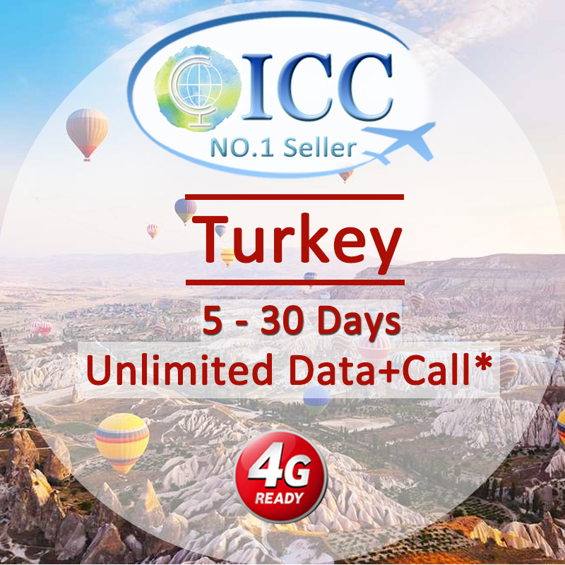 ICC Turkey 530 Days Data + Call **SIM Card/Turkey SIM Card/Turkey with