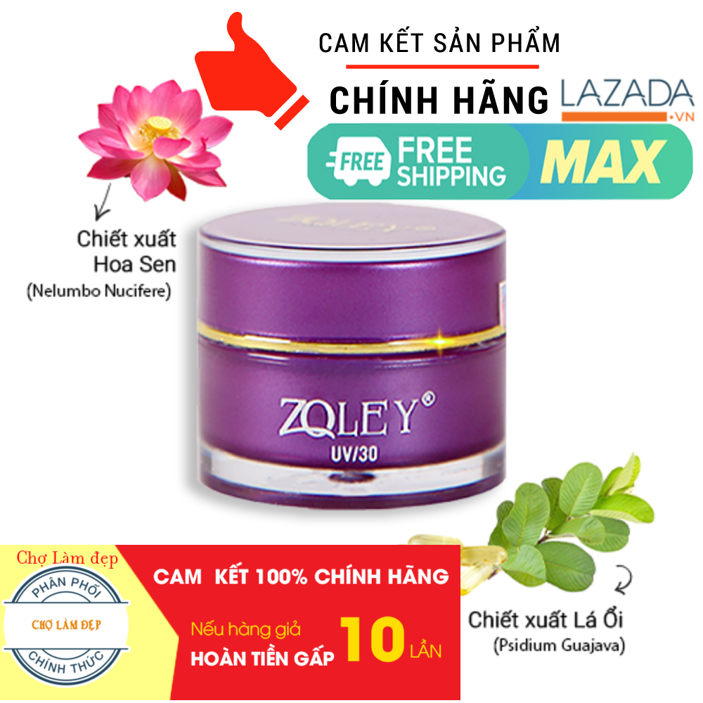 [Chính hãng, date mới] Kem Mờ Nám, Ngừa Nám, Đồi Mồi, Giảm Nhăn ZOLEY 10g (Face tím) - Hàng mới