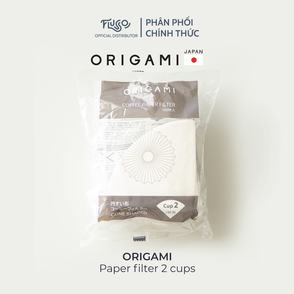 [ORIGAMI JAPAN] Giấy lọc cà phê Origami - ORIGAMI Paper Filter