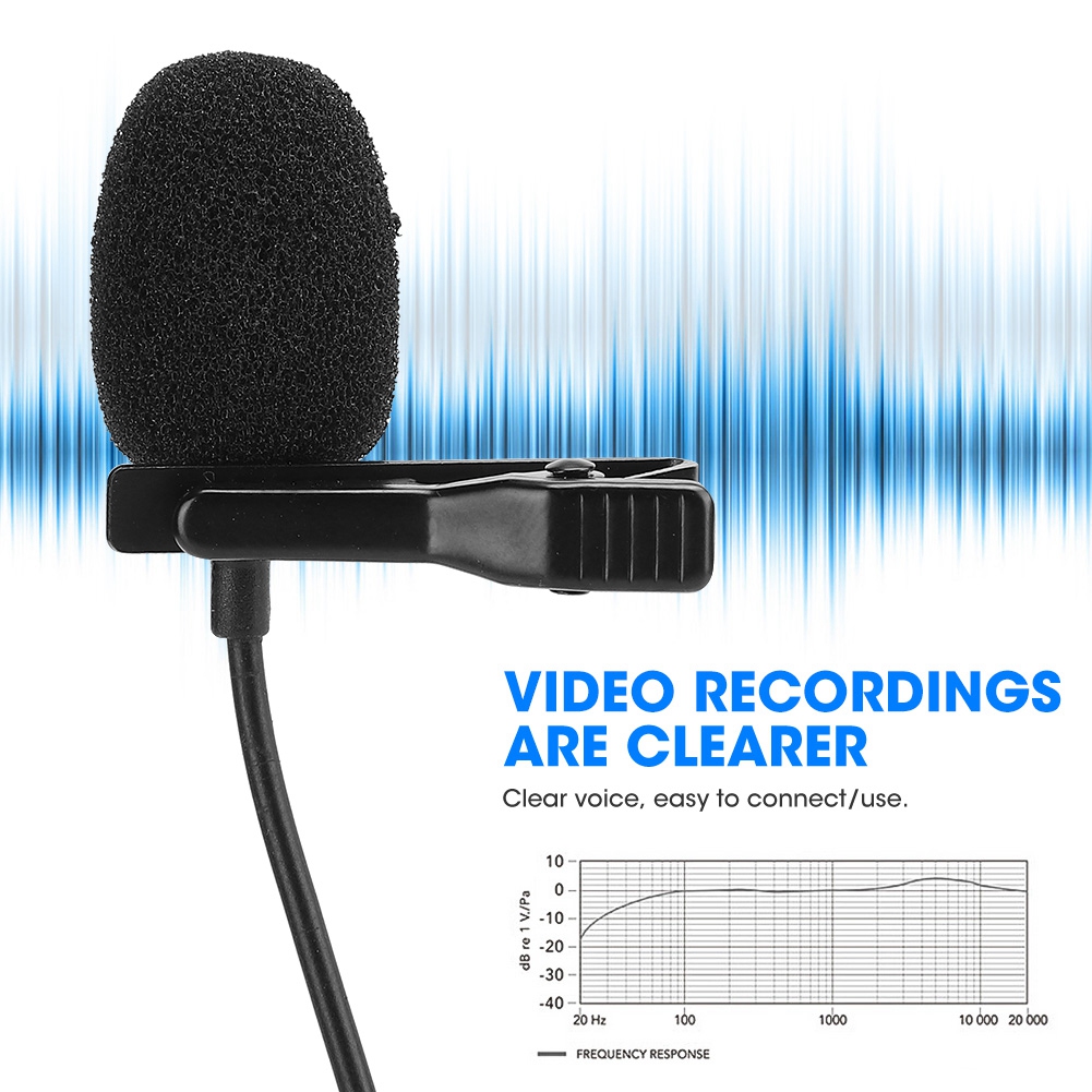 Mini Microphone Lavalier Phone Microphone for Mobile Phone iOS Android Karaoke