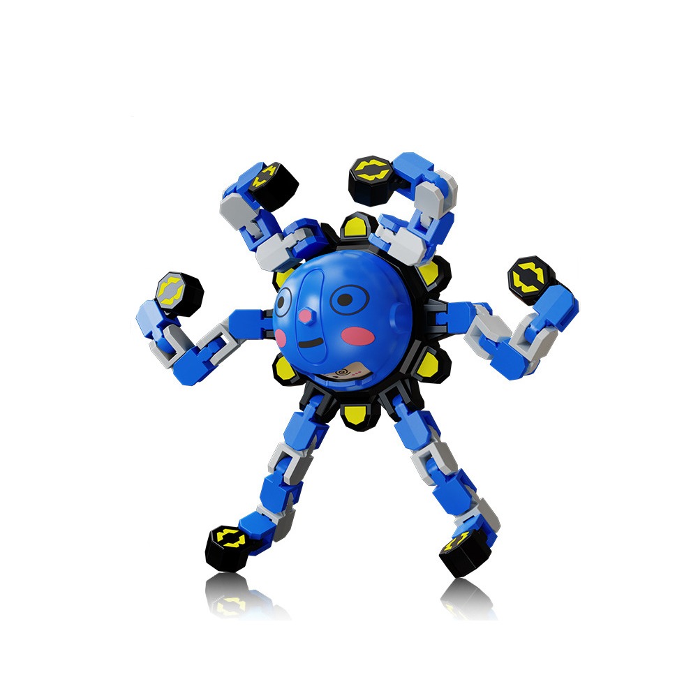 Transformable Gyroscope Sensory Gyro Plastics Mechanical Luminous Gyroscope Face Changing No ...