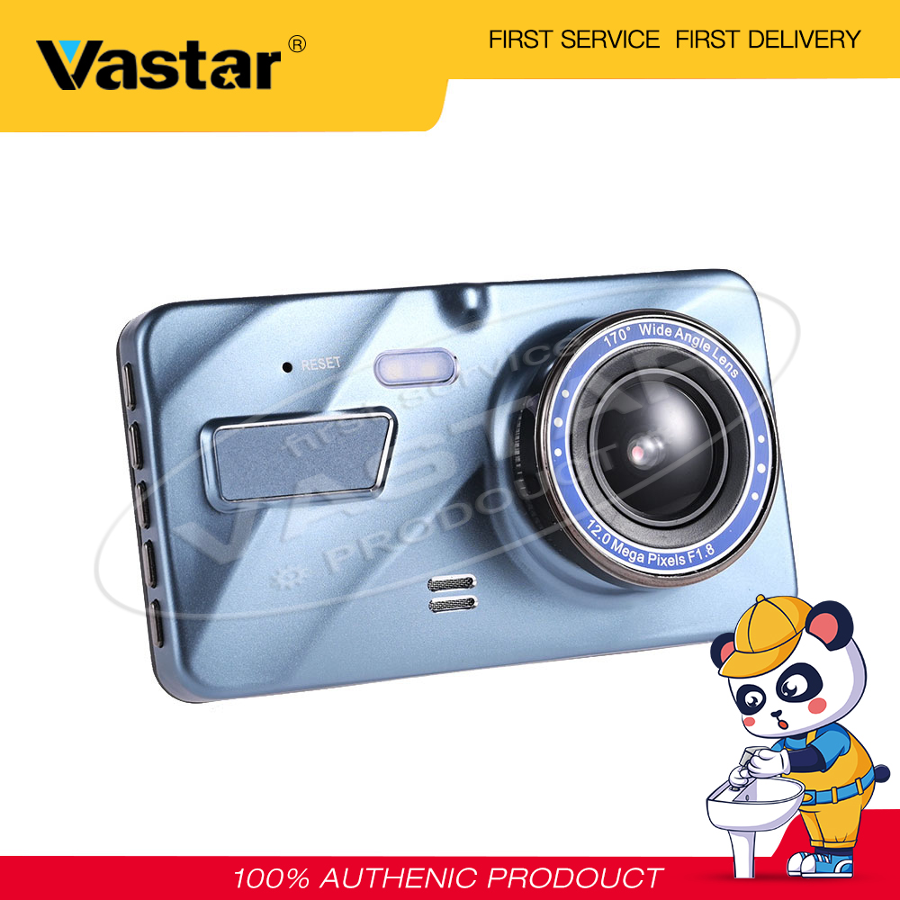 Vastar Camera Hành Trình DVR 1080P Cho Xe Hơi Camera Kép Chiếu Hậu Camera