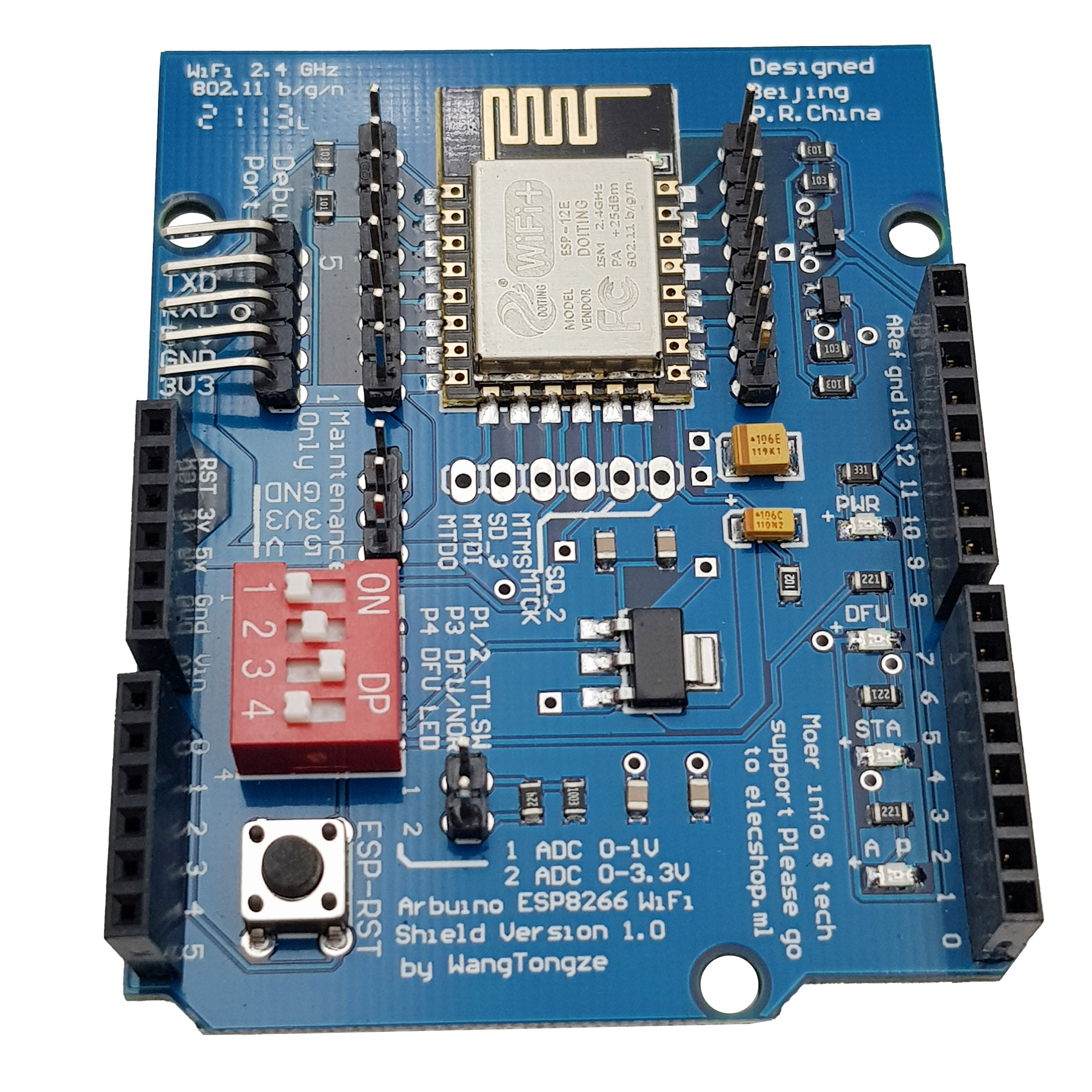 Arduino ESP8266 Wifi Shield