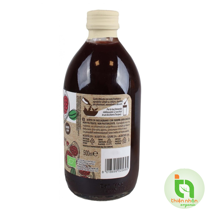 Giấm lựu hữu cơ (có giấm cái) ProBios 500ml