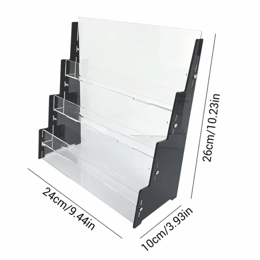 Collection Rack 3 Layers Baseball Card Storage Rack Acrylic Removable ...