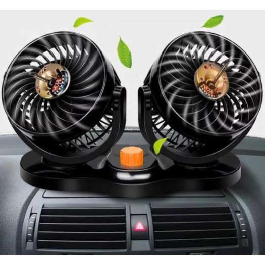 Quạt đôi DC 12 - 24 v loại to
