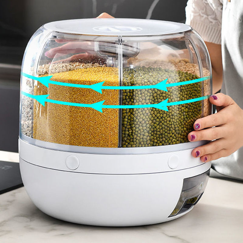 Rice bucket storage grain storage Kitchen Rice Dispenser Storage