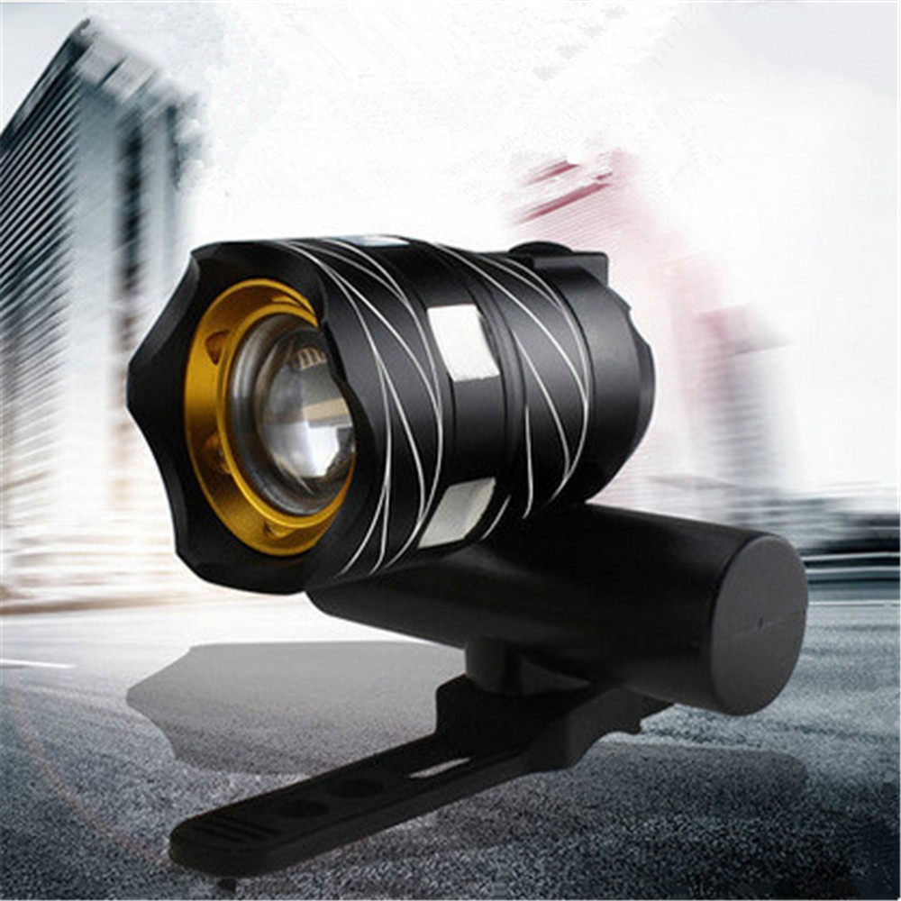 LED Cycling Bike Bicycle Head Light Flashlight With 3 Modes Torch USB