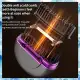 (ABRY) Wireless Rechargeable Travel-Friendly Portable Ionic Hair and Beard Straightener Brush,Mini Hair Styler. 