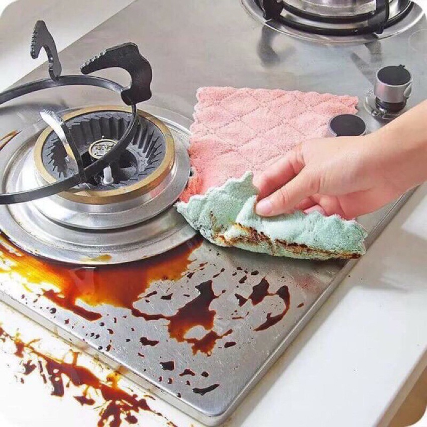 Combo 03 Khăn Lau Bếp Đa Năng 2 mặt siêu thấm