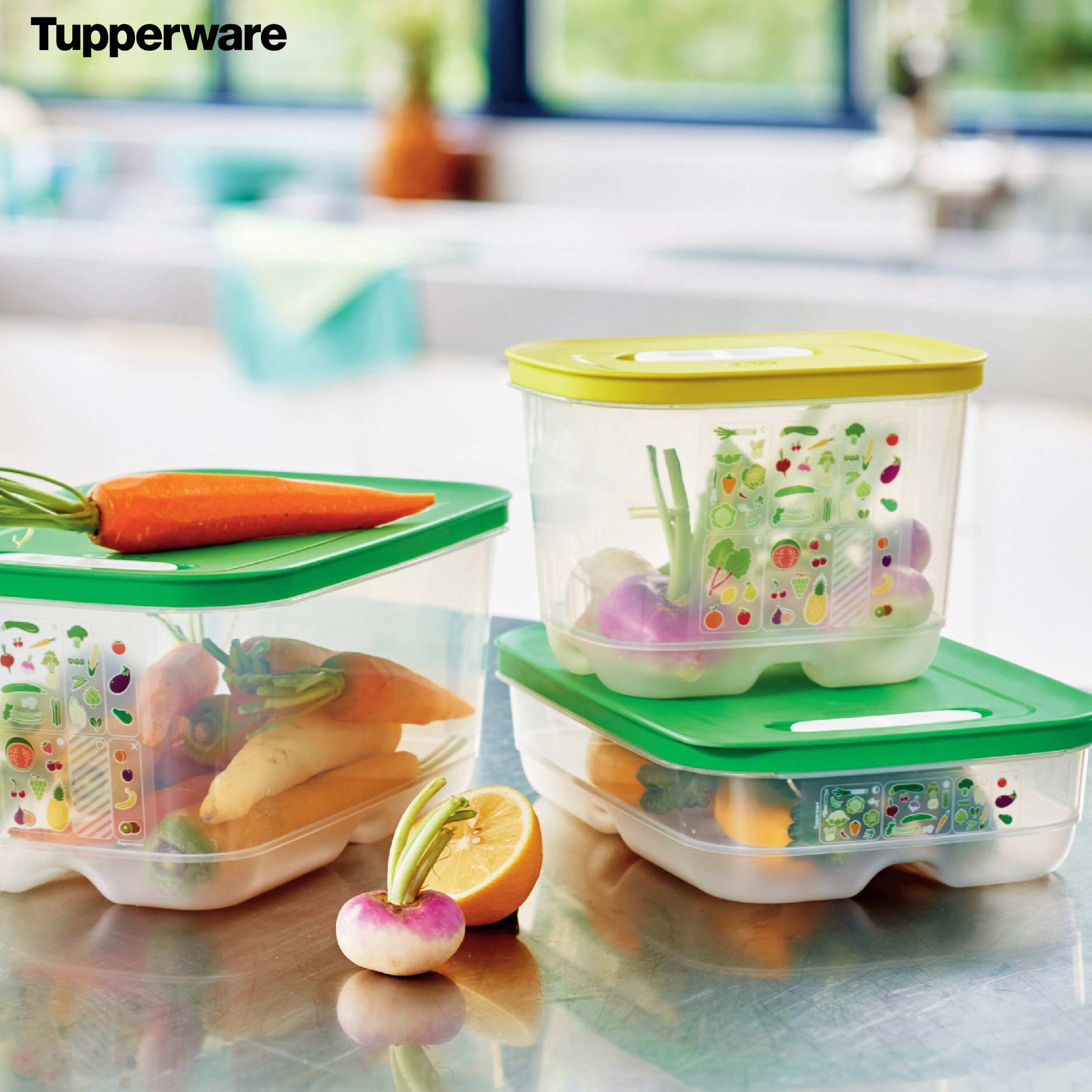 Hộp trữ mát có nút hô hấp Tupperware Ventsmart (Hộp lẻ)