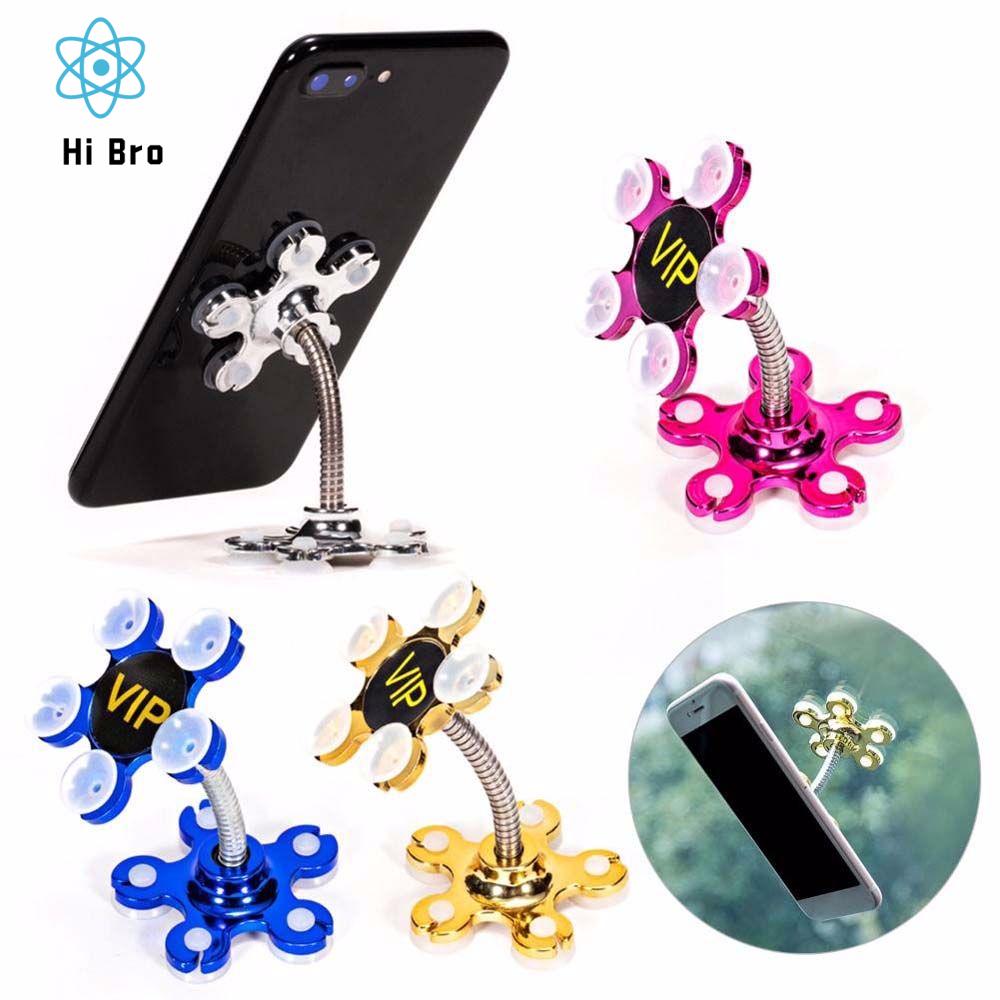 JUNRU3703 Desktop Adjustable For Mobile Phone Holder Mount ic Function 360 Rotatable Without Stickers Mobile Phone Bracket Mobile Phone Holder Car Phone Stand Phone Holder