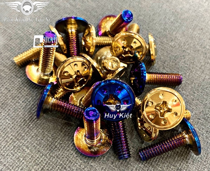[HCM]Ốc Bake Bi 6Ly2 Dù Titan Vàng MS1744